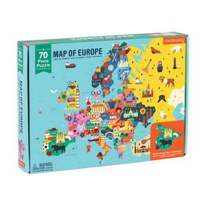 Map of Europe Puzzle de Mudpuppy