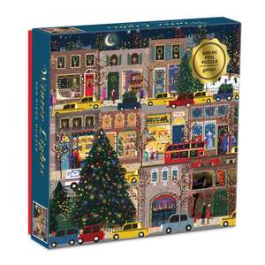 Winter Lights Foil Puzzle 500 Piece Puzzle de Galison