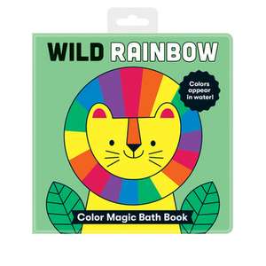 Wild Rainbow Color Magic Bath Book de Mudpuppy