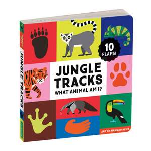 Mudpuppy: Jungle Tracks Lift-the-Flap Board Book de Mudpuppy