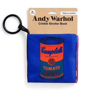 Mudpuppy: Andy Warhol Crinkle Fabric Stroller Book de Mudpuppy