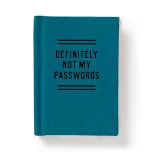 Definitely Not My Passwords Tiny Diary de Brass Brass Monkey