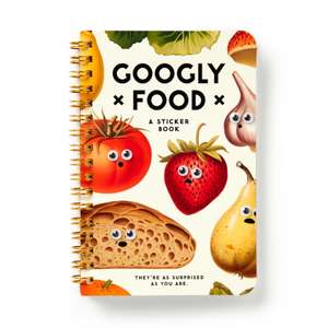 Googly Food Sticker Book de Brass Monkey