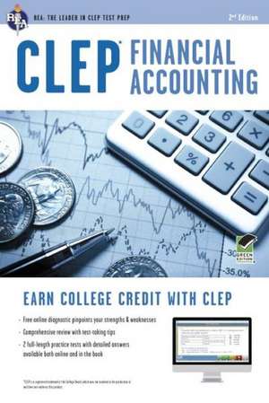 CLEP(R) Financial Accounting Book + Online de Staff of Research & Education Associatio