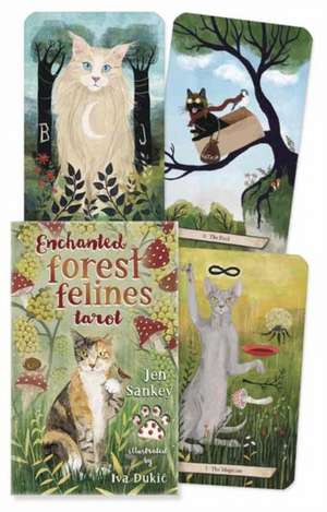 Enchanted Forest Felines Tarot de Jen Sankey