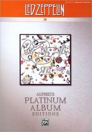 Led Zeppelin -- III Platinum Drums de Led Zeppelin