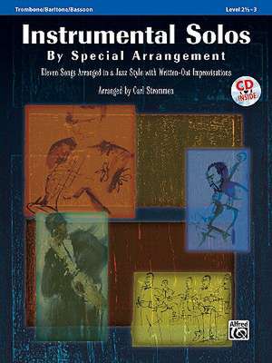 Instrumental Solos by Special Arrangement (11 Songs Arranged in Jazz Styles with Written-Out Improvisations): Trombone / Baritone / Bassoon, Book & CD de Alfred Publishing