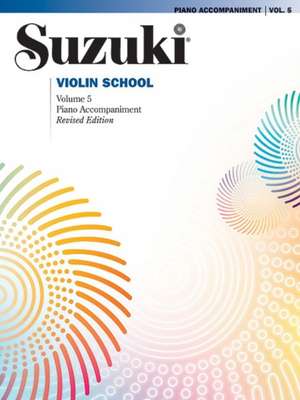 Suzuki Violin School, Vol 5: Piano Acc. de Shinichi Suzuki