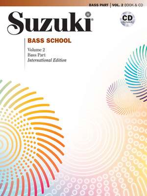 Suzuki Bass School, Vol 2: Bass Part, Book & CD de Shinichi Suzuki