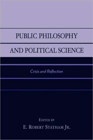 Public Philosophy and Political Science