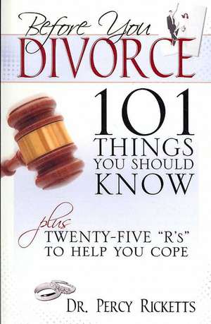 Before You Divorce de Percy Ricketts