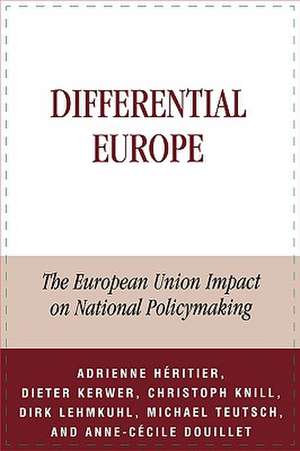 Differential Europe de Adrienne Heritier