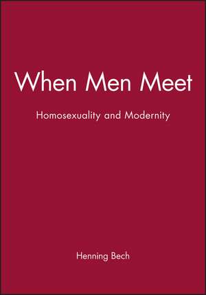 When Men Meet: Homosexuality and Modernity de Henning Bech