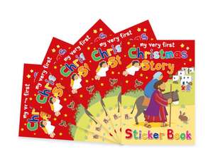 Christmas Story Sticker Book – Pack of 5 de Alex Ayliffe Rock