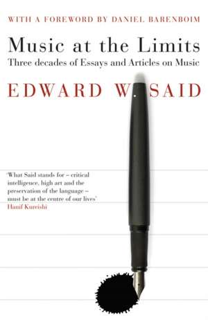 Music at the Limits de Edward Said