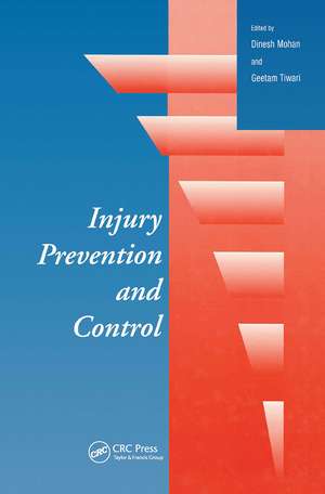 Injury Prevention and Control de Dinesh Mohan