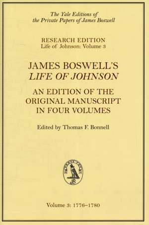 James Boswell's Life of Johnson de James Boswell