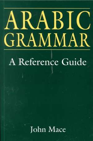 Arabic Grammar de John Mace