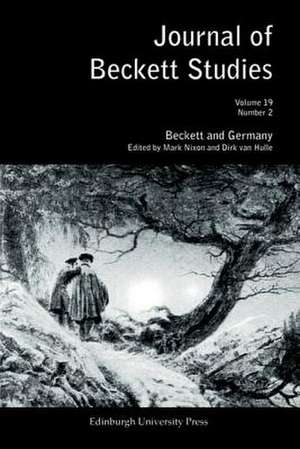 Journal of Beckett Studies, Volume 19 de Mark Nixon