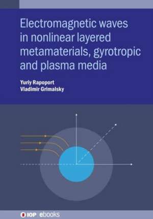 Electromagnetic Waves in Nonlinear Metamaterials de Yuriy Rapoport