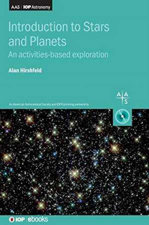 Introduction to Stars and Planets de Alan Hirshfeld