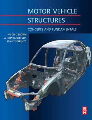 Motor Vehicle Structures de Jason Brown