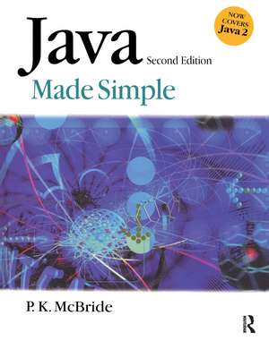 Java Made Simple de P. K. McBride