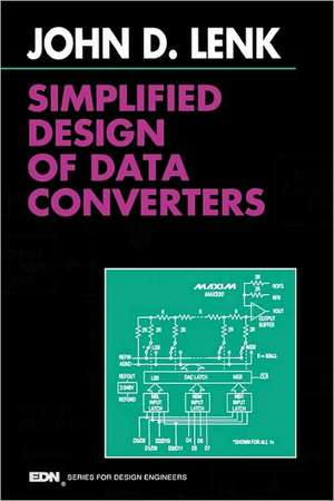 Simplified Design of Data Converters de John Lenk