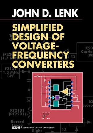 Simplified Design of Voltage/Frequency Converters de John Lenk