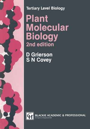 Plant Molecular Biology de Donald Grierson