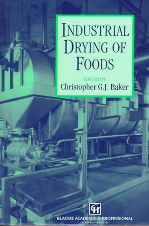 Industrial Drying of Foods de Christopher G.J. Baker