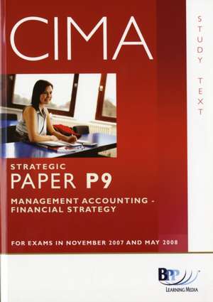 CIMA - P9 Management Accounting de BPP Learning Media