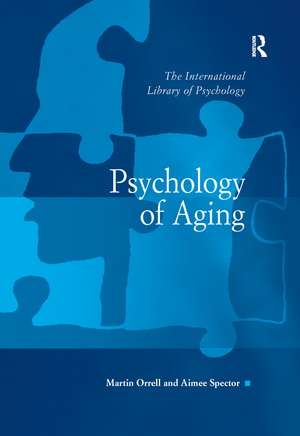 Psychology of Aging de Aimee Spector