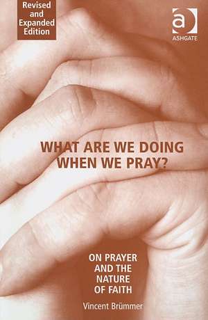 What Are We Doing When We Pray?: On Prayer and the Nature of Faith de Vincent Brümmer