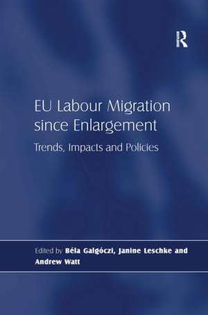 EU Labour Migration since Enlargement: Trends, Impacts and Policies de Béla Galgóczi