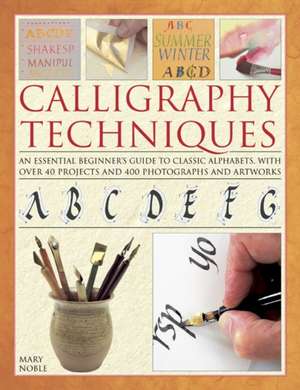 Calligraphy Techniques de Mary Noble