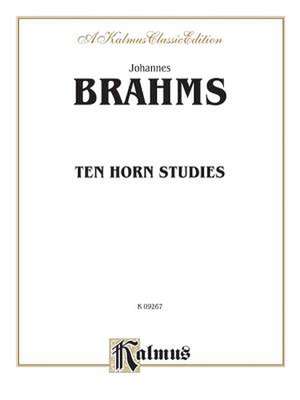 Ten Horn Studies, Op. Posth de Johannes Brahms