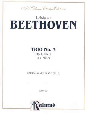 Piano Trio No. 3 -- Op. 1, No. 3: C Minor de Ludwig van Beethoven