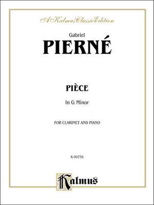 Piece in G Minor: Part(s) de Gabriel Piern