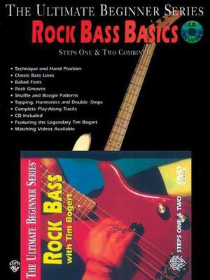 Ultimate Beginner Rock Bass Basics Mega Pak: Book, CD & DVD de Tim Bogert