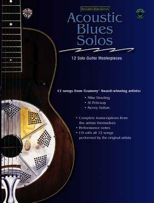 Acoustic Masterclass: Acoustic Blues Solos, Book & CD de Warner Brothers