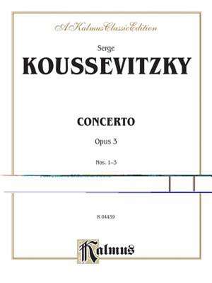 Concerto, Op. 3 de Serge Koussevitzky