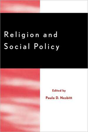 Religion and Social Policy