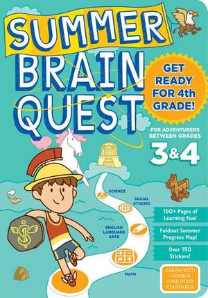 Summer Brain Quest: Between Grades 3 & 4 de Workman Publishing