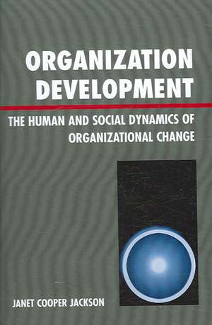 Organization Development de Janet Cooper Jackson