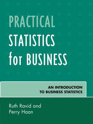 Practical Statistics for Business de Ruth Ravid