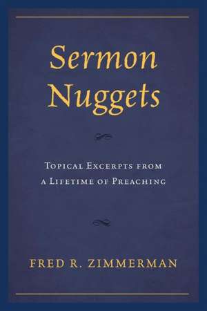 Sermon Nuggets de Fred R. Zimmerman