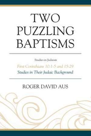 Two Puzzling Baptisms de Roger David Aus