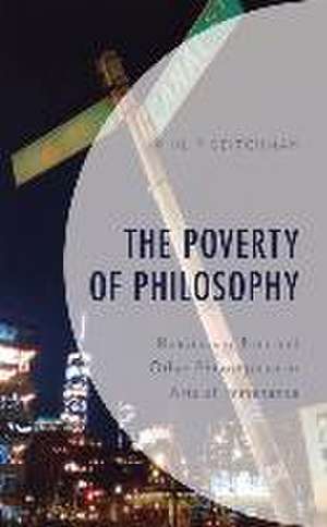 Beitchman, P: Poverty of Philosophy