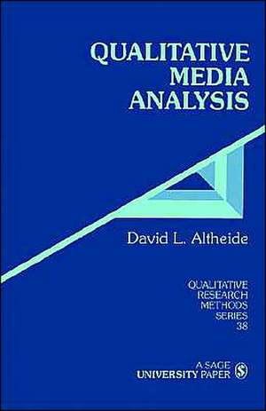 Qualitative Media Analysis de David L. Altheide